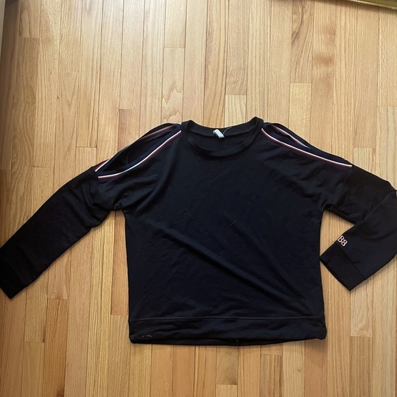 SIX/FIFTY Medium Black Long Sleeve with Open Shoulders - Picture 1 of 7